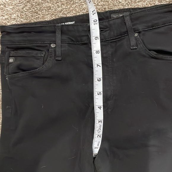 AG Adriano Goldschmied Farrah High-Rise Skinny Jeans Black 27R. - Picture 9 of 10